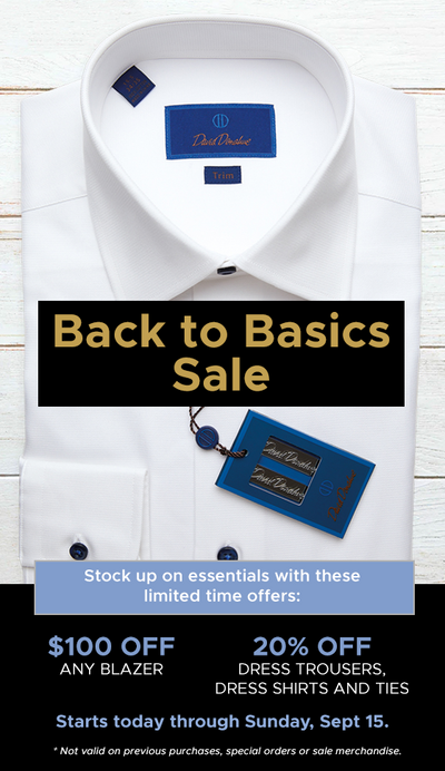 Back to Basics Sale!