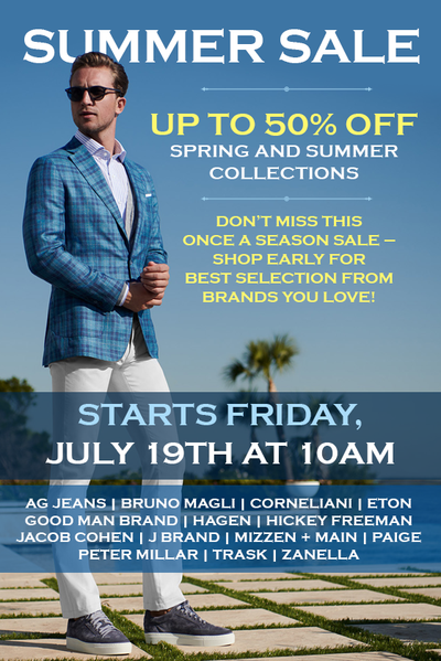 Up to 50% off! Summer Sale Starts Tomorrow!