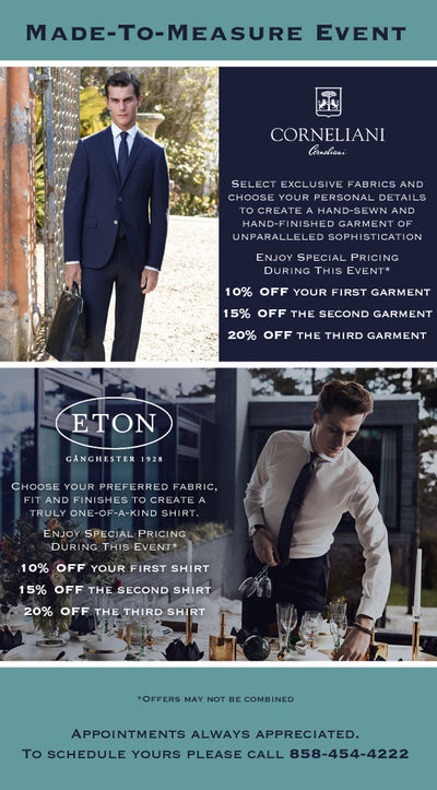 Corneliani & Eton Made-to-Measure Event