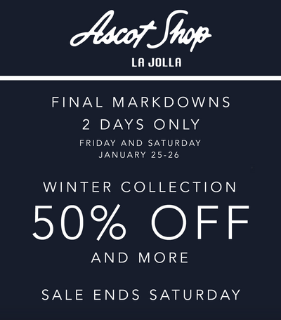 Final Markdowns | Sale Ends Saturday