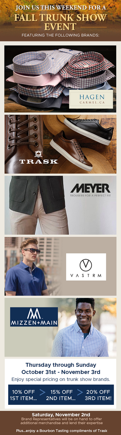 Fall Casual Trunk Show Event