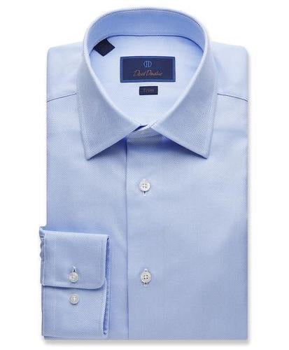 Royal Oxford Dress Shirt - Sky Blue - Trim Fit Ascot Shop Royal Oxford Dress Shirt - Sky Blue - Trim Fit Ascot Shop